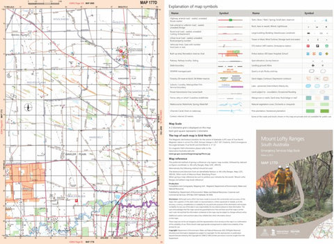 Mount Lofty Ranges Map 177D Preview 1