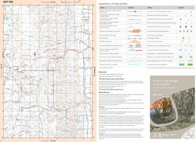 Mount Lofty Ranges Map 180C Preview 1