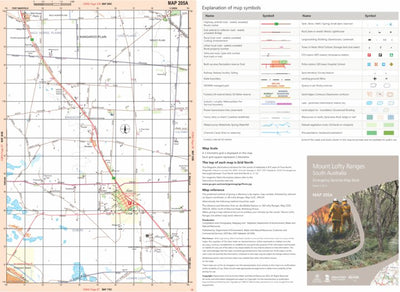 Mount Lofty Ranges Map 205A Preview 1