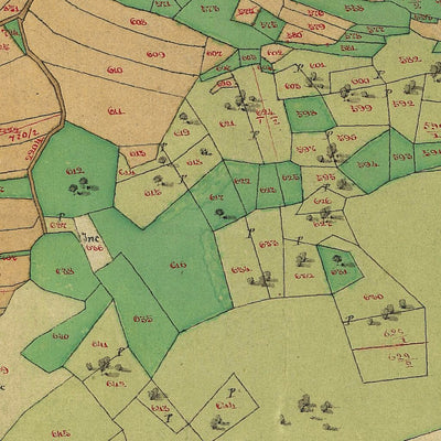 BIENO Mappa originale d'impianto del Catasto austro-ungarico. Scala 1:2880 Preview 2