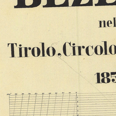 BEZZECCA Mappa originale d'impianto del Catasto austro-ungarico. Scala 1:2880 Preview 3