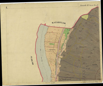 BESENELLO-ROVERETO Mappa originale d'impianto del Catasto austro-ungarico. Scala 1:2880 Preview 1