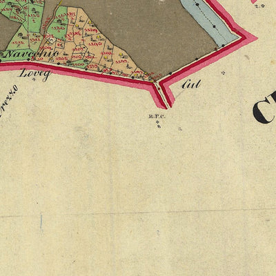BERSONE Mappa originale d'impianto del Catasto austro-ungarico. Scala 1:2880 Preview 3