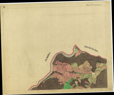 PINÈ Mappa originale d'impianto del Catasto austro-ungarico. Scala 1:2880 Preview 1