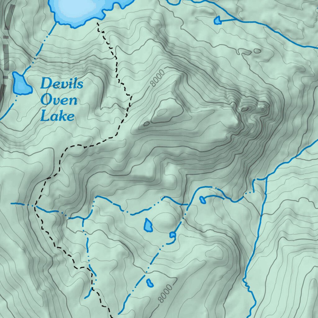 Donner Summit, Tahoe National Forest Map by US Forest Service R5