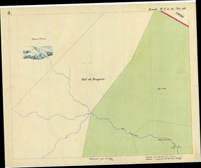 BONDO Mappa originale d'impianto del Catasto austro-ungarico. Scala 1:2880 Preview 1