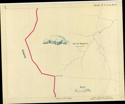BONDO Mappa originale d'impianto del Catasto austro-ungarico. Scala 1:2880 Preview 2