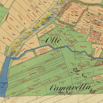 BONDONE Mappa originale d'impianto del Catasto austro-ungarico. Scala 1:2880 Preview 2