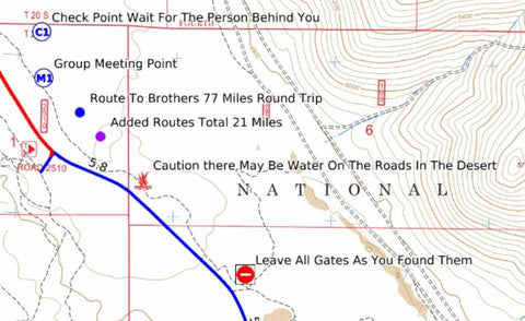 Central Oregon SxS Where To Ride Brothers Map #3 Preview 1