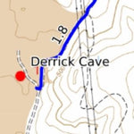 Central Oregon Where To Ride Derrick Cave Map #2 Preview 2