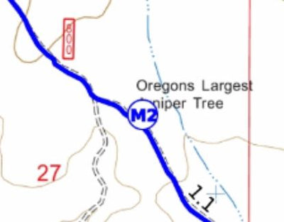 Central Oregon Where To Ride Derrick Cave Map #2 Preview 3