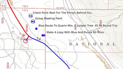 Central Oregon SxS Where To Ride Quartz Mtn and Oregon's Largest Juniper Tree Map #2 Preview 1