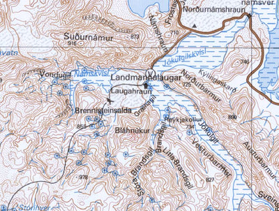 Fjallabak & Laugavegur (Landmannalaugar - Thorsmork) 1:100000 Preview 1