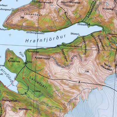 Hornstrandir Nature Reserve 1:100000 Preview 2