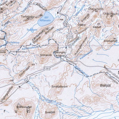 Fjallabak & Laugavegur (Landmannalaugar - Thorsmork) 1:100000 Preview 2