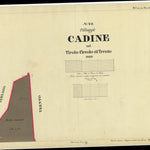 CADINE Mappa originale d'impianto del Catasto austro-ungarico. Scala 1:2880 Preview 1