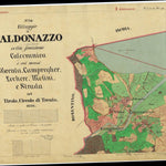 CALDONAZZO Mappa originale d'impianto del Catasto austro-ungarico. Scala 1:2880 Preview 1