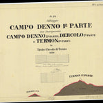 CAMPODENNO PRIMA PARTE Mappa originale d'impianto del Catasto austro-ungarico. Scala 1:2880 Preview 1