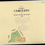 CARCIATO Mappa originale d'impianto del Catasto austro-ungarico. Scala 1:2880 Preview 1