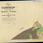 CASTELLO DI FIEMME Mappa originale d'impianto del Catasto austro-ungarico. Scala 1:2880 Preview 1