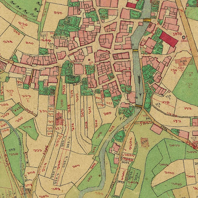 CAVALESE Mappa originale d'impianto del Catasto austro-ungarico. Scala 1:2880 Preview 3