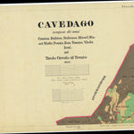 CAVEDAGO Mappa originale d'impianto del Catasto austro-ungarico. Scala 1:2880 Preview 1