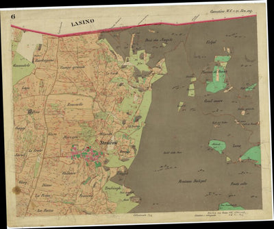 CAVEDINE Mappa originale d'impianto del Catasto austro-ungarico. Scala 1:2880 Preview 2