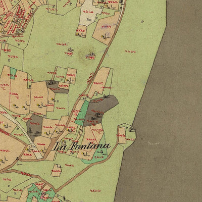 CAVEDINE Mappa originale d'impianto del Catasto austro-ungarico. Scala 1:2880 Preview 3