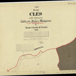CLES Mappa originale d'impianto del Catasto austro-ungarico. Scala 1:2880 Preview 1