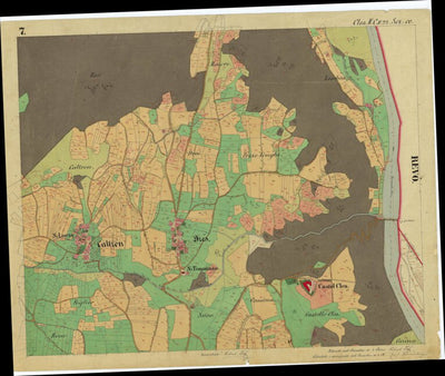 CLES Mappa originale d'impianto del Catasto austro-ungarico. Scala 1:2880 Preview 2