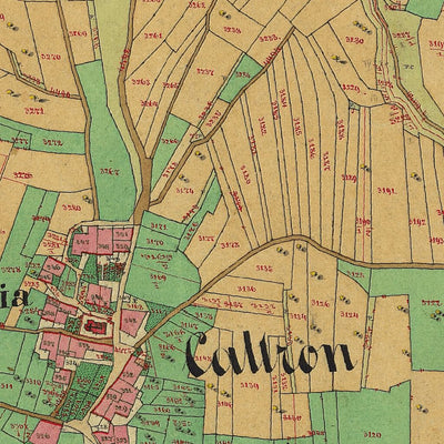 CLES Mappa originale d'impianto del Catasto austro-ungarico. Scala 1:2880 Preview 3