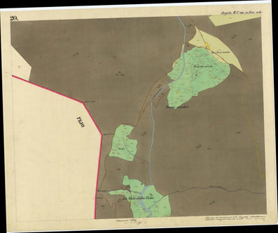 COGOLO Mappa originale d'impianto del Catasto austro-ungarico. Scala 1:2880 Preview 3