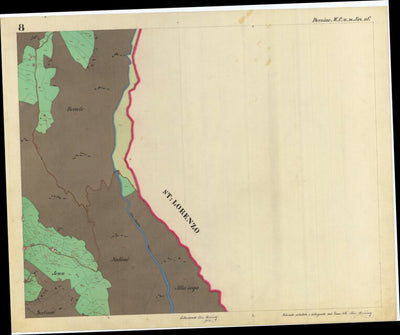 DORSINO Mappa originale d'impianto del Catasto austro-ungarico. Scala 1:2880 Preview 3
