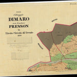 DIMARO Mappa originale d'impianto del Catasto austro-ungarico. Scala 1:2880 Preview 1