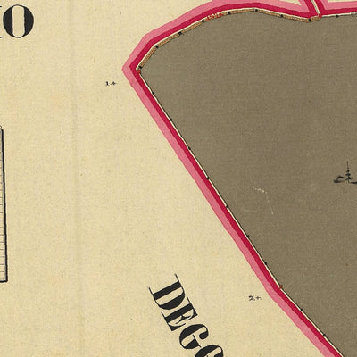 DIMARO Mappa originale d'impianto del Catasto austro-ungarico. Scala 1:2880 Preview 2