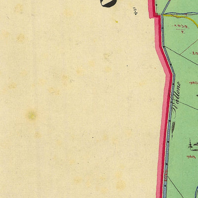 DEGGIANO Mappa originale d'impianto del Catasto austro-ungarico. Scala 1:2880 Preview 3