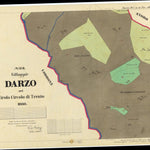 DARZO Mappa originale d'impianto del Catasto austro-ungarico. Scala 1:2880 Preview 1