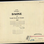 DAONE Mappa originale d'impianto del Catasto austro-ungarico. Scala 1:2880 Preview 1
