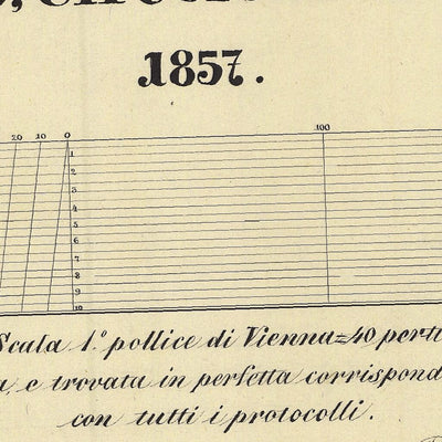 DAJANO Mappa originale d'impianto del Catasto austro-ungarico. Scala 1:2880 Preview 2
