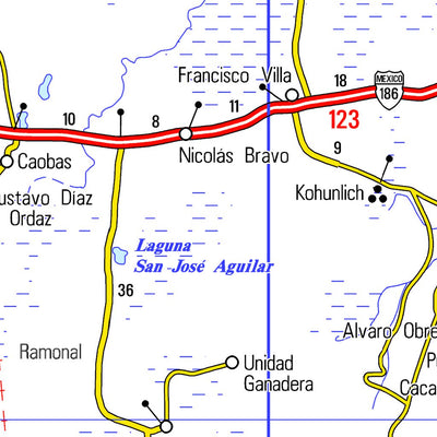 Guia Roji Carreteras Quintana Roo / PLC M38 / área frontera Preview 2