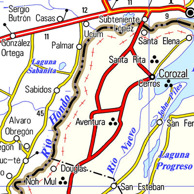 Guia Roji Carreteras Quintana Roo / PLC M38 / área frontera Preview 3