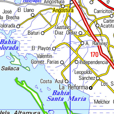 Guia Roji Carreteras Sinaloa / PLC M12 / área golfo Preview 2