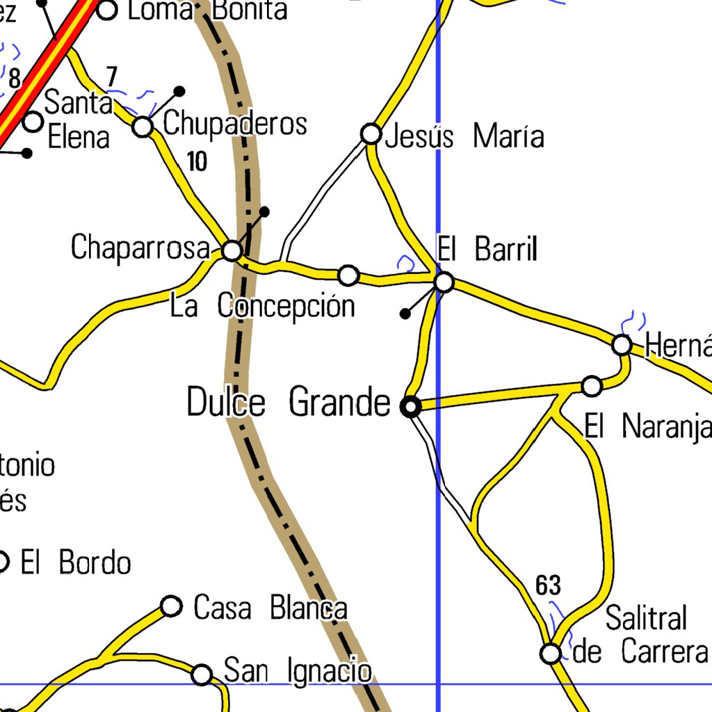 Guia Roji Carreteras Zacatecas / PLC M18 / área centro Map by Guia Roji ...