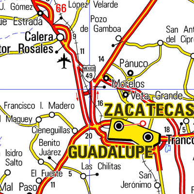 Guia Roji Carreteras Zacatecas / PLC M18 / área centro Preview 3