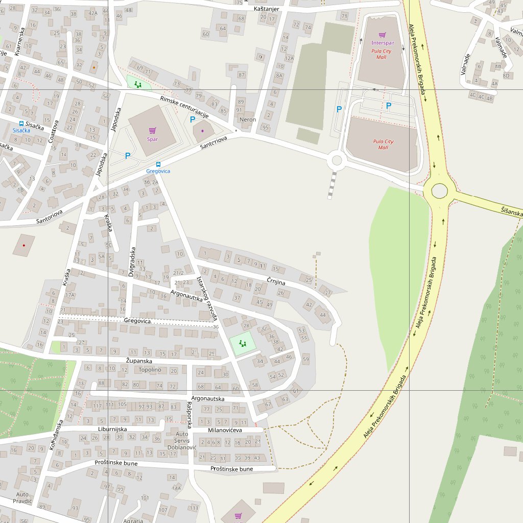 Pula, Croatia Map by Paul Johnson - Offline Maps | Avenza Maps