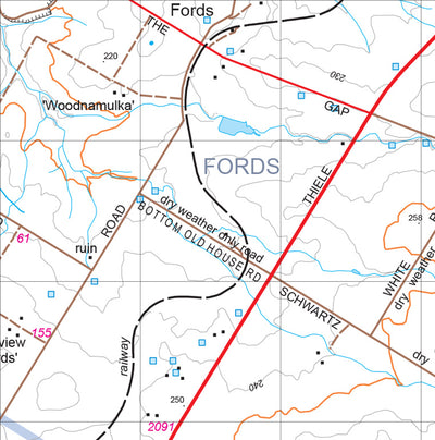 Mount Lofty Ranges Map 207B Preview 2