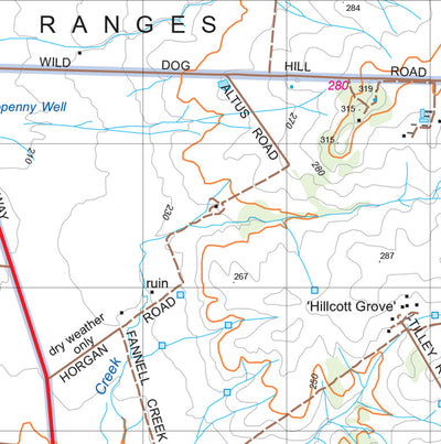 Mount Lofty Ranges Map 207C Preview 3