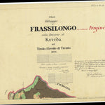 FRASSILONGO Mappa originale d'impianto del Catasto austro-ungarico. Scala 1:2880 Preview 1
