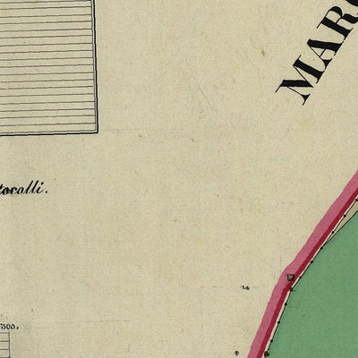 FRAVEGGIO Mappa originale d'impianto del Catasto austro-ungarico. Scala 1:2880 Preview 2