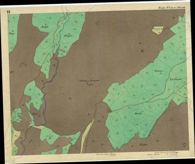 FONDO Mappa originale d'impianto del Catasto austro-ungarico. Scala 1:2880 Preview 2